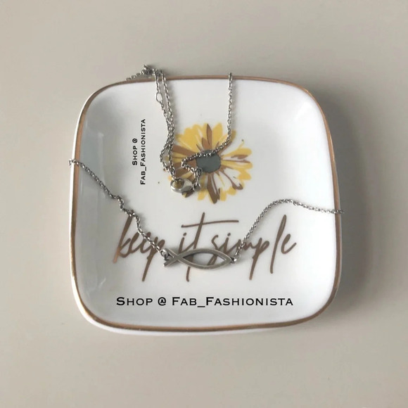 James Avery Ichthus Fish Necklace Sterling Silver Retired Rare - Picture 5 of 15